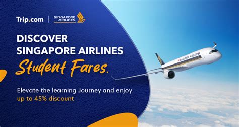 singapore airlines student fare